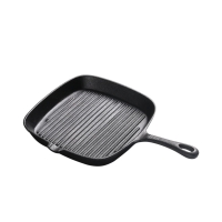 Cast Iron Grill Pan Square Griddle Pan skillet