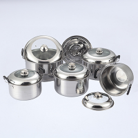 American 410 stainless steel soup pot sets gas stove cooker available