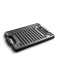 Rectangular Cast Iron Frying Pan Skillet Steak Pan