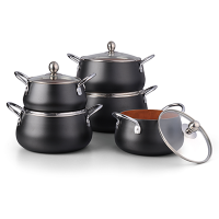 luxury aluminium cooking pot non stick cookware sets kitchenware