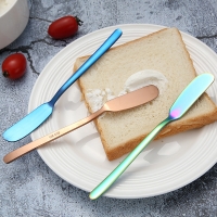 Wholesale 304 SS Butter Knife With Long Handle