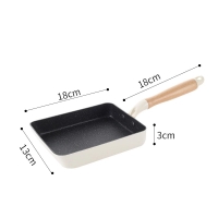 Tamagoyaki Japanese Omelette Pan egg pan square pan Retangle Small Frying Pan