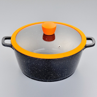 Foctory price die cast aluminum non-stick coating soup pot