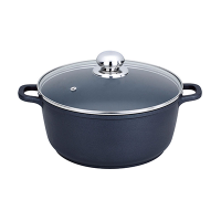 Big size 40cm die cast aluminum non-stick soup pot die cast aluminum cookware