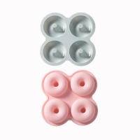 Bagels and Doughnuts Maker Donut Pan Mold, Silicone Cake Bagel Baking Doughnuts Mold Tray