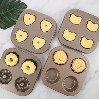 Nonstick Donut Pan Donut Baking Pans Donut Molder Carbon Steel Mini Donut Mold Donut Baking Tray