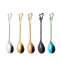 304 Stainless Steel Small Spoon Creative Coffee Stirring Spoon