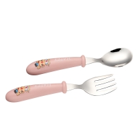 304 SS Kids Tableware Creative Carton Spoon Baby Feeding Spoon