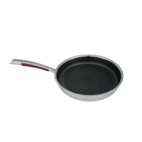 316 Stainless Steel Frying Pan Non-stick Pan Pancake Pan Gas Stove Applicable