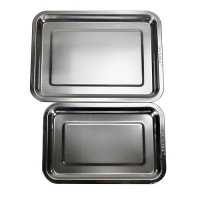 Food Grade Metal Baking Tray Serving Cake Baking Pan Customized Stainless Steel Bake pan