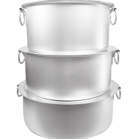 Thickened enlarged aluminum pan